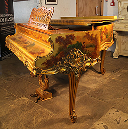 Piano Pleyel - vernis Martin style Louis XV