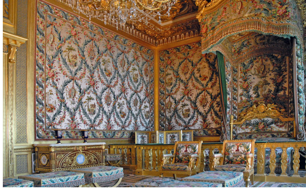 Style Napoléon III - La chambre de l'Impératrice Château de Fontainebleau